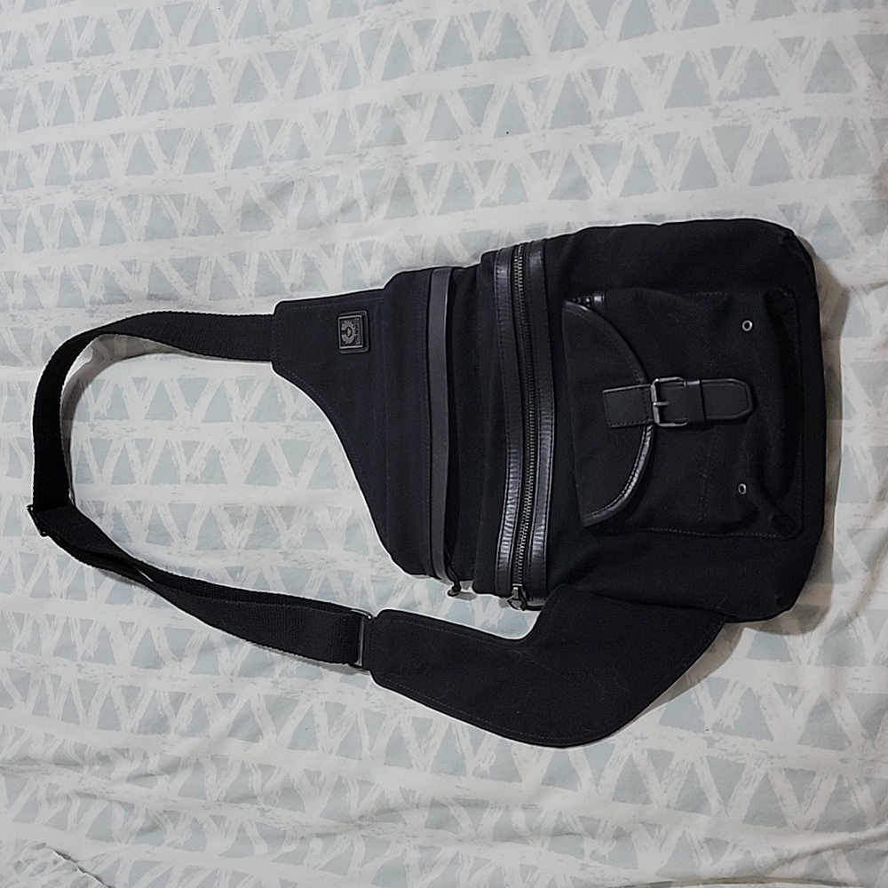 Belstaff Holdster Canvas Bag – Black